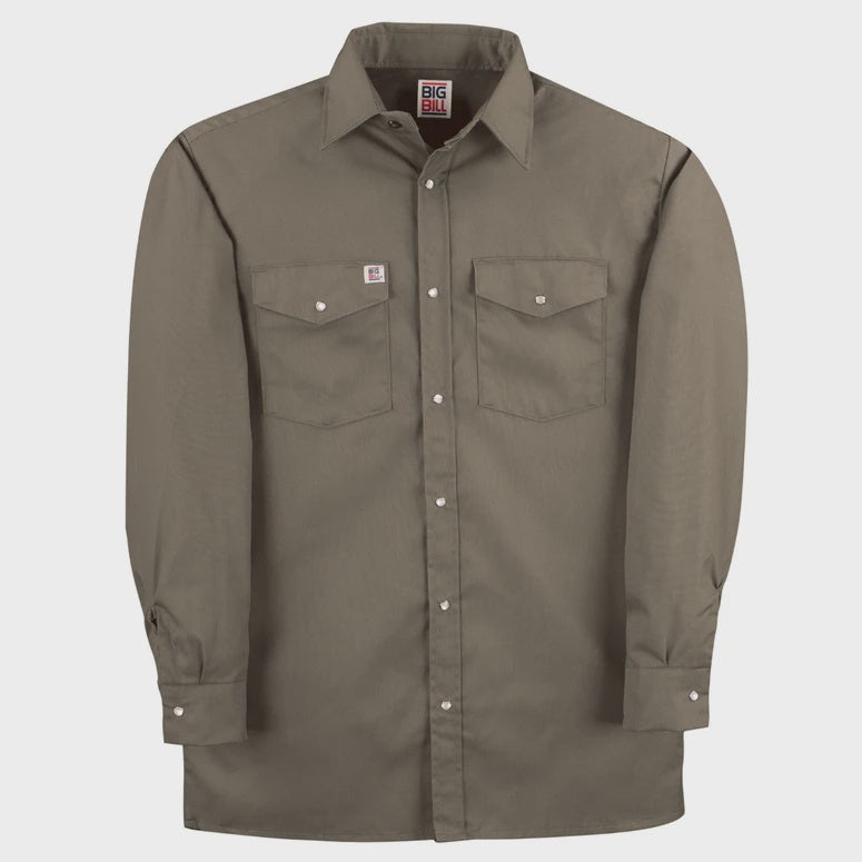 L/S Snap Front Work Shirt - Reg