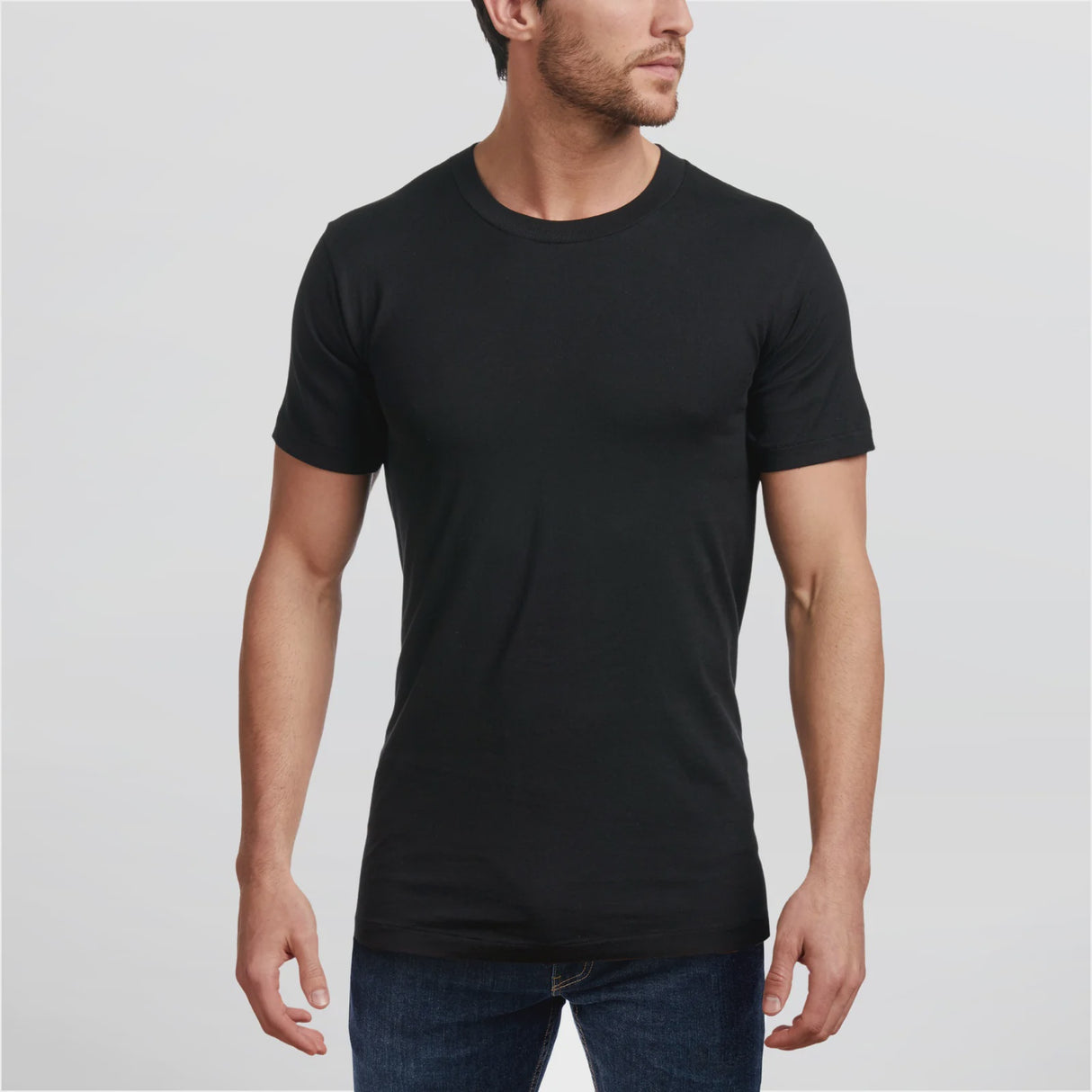 Men's Premium Crew Neck T-Shirts 2 Pack