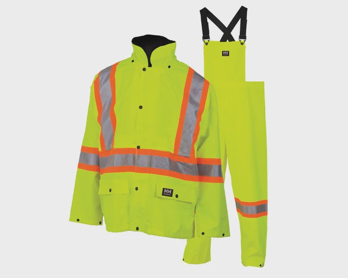 HH HiVis Storm Suit Packable