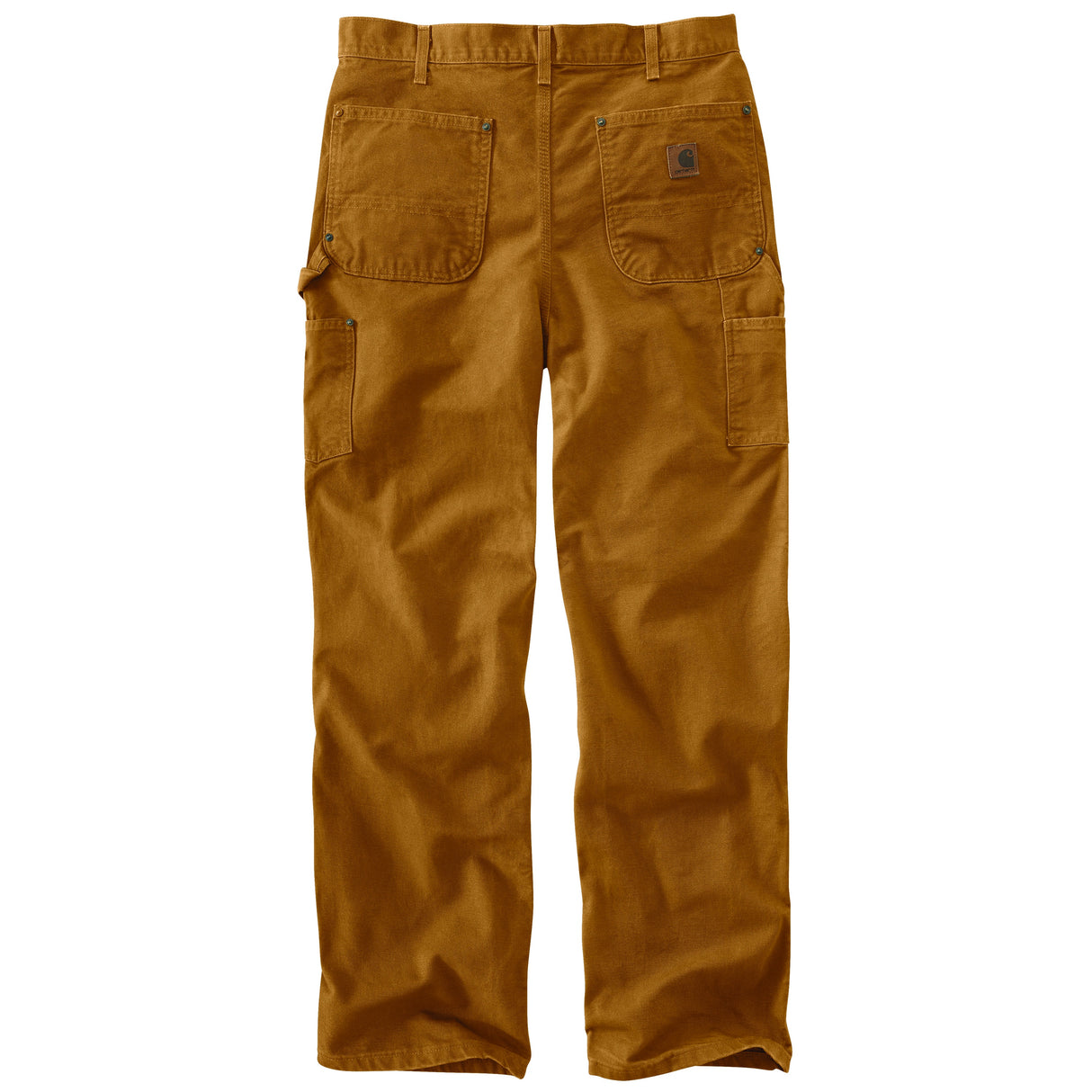 WASHED DUCK LOOSE STRAIGHT DOUBLE-FRONT DUNGAREE