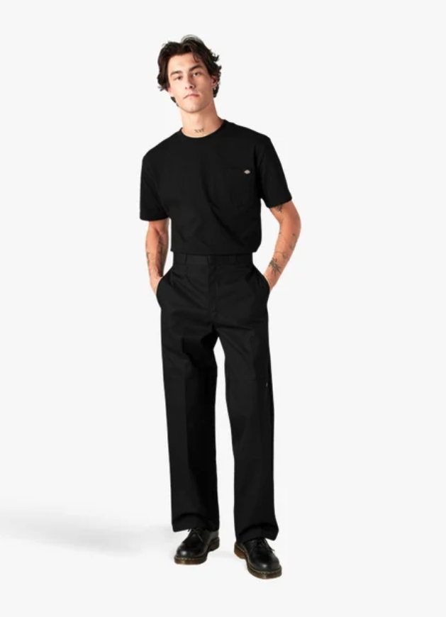 Loose Fit Double Knee Work Pants