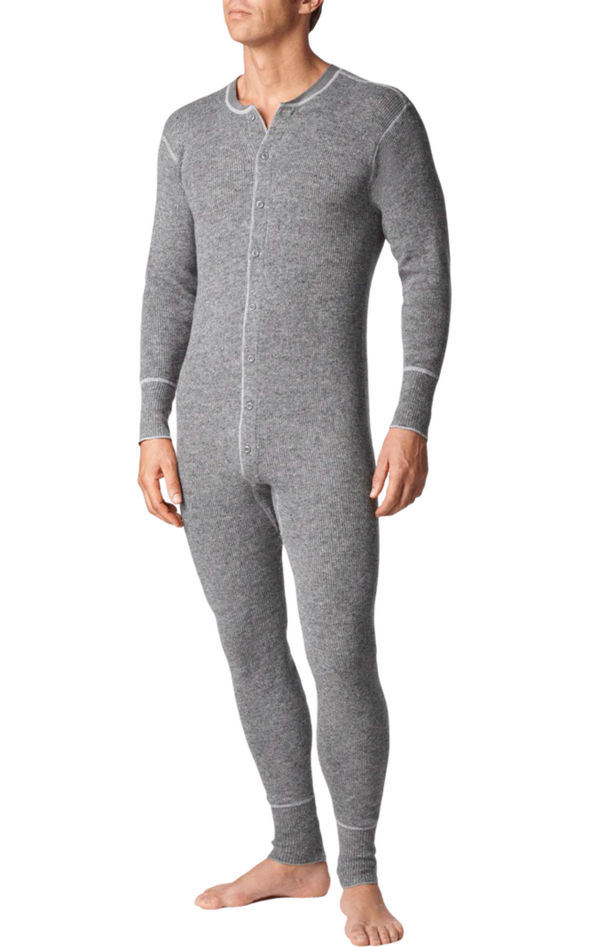 Men's Heavy Weight Wool Onesie