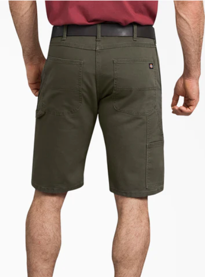 FLEX Regular Fit Duck Carpenter Shorts, 11"