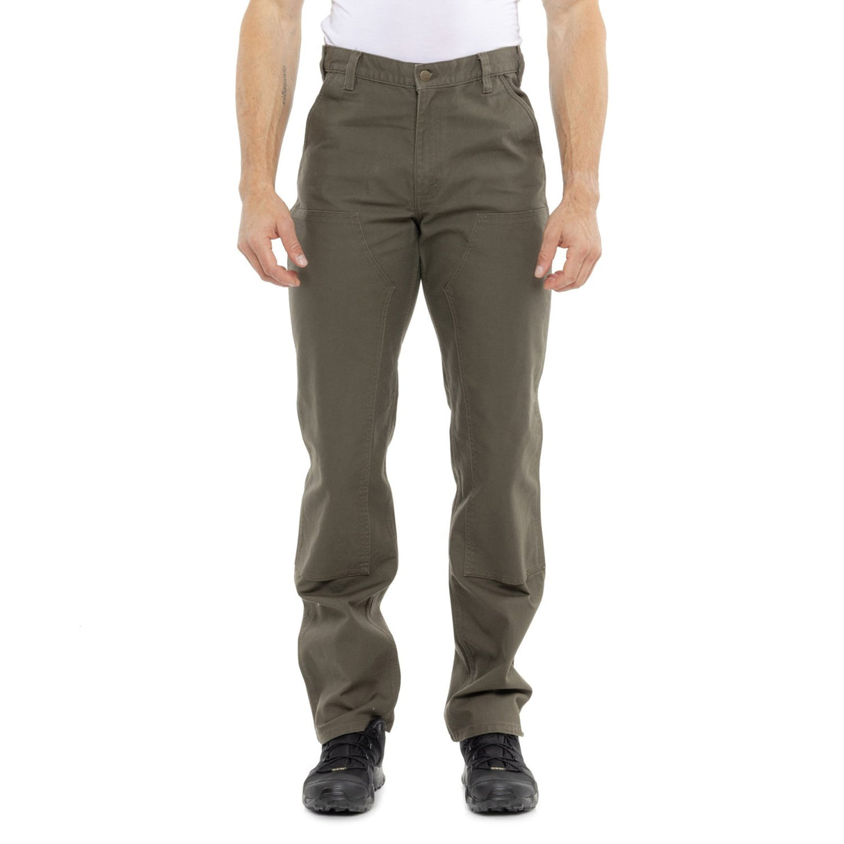 Men's Utility Double-Front Dungaree - Relaxed Fit - Rugged Flex® - Duck