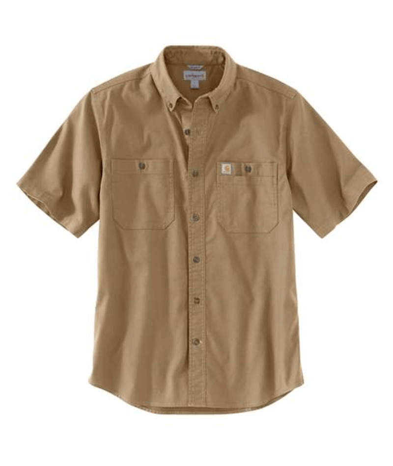 Rugged Flex® Relaxed Fit Midweight Canvas Short-Sleeve Shirt