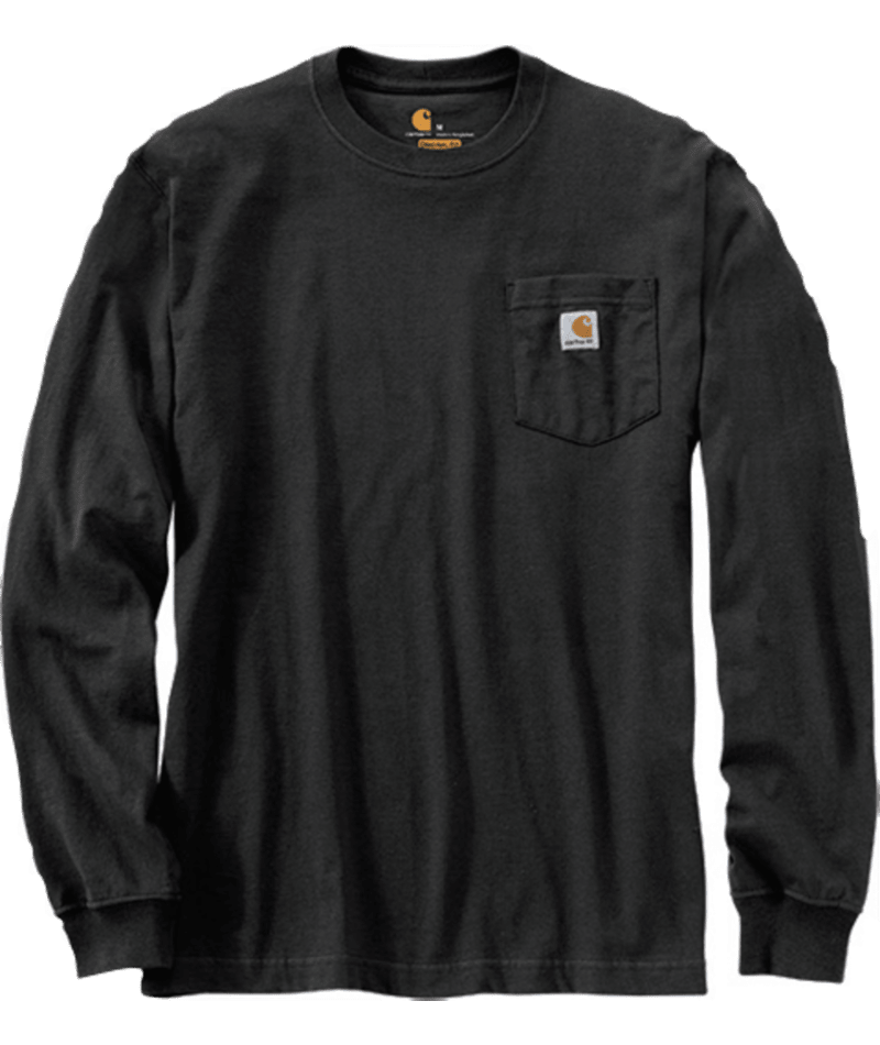 LOOSE FIT HEAVYWEIGHT LONG-SLEEVE POCKET T-SHIRT