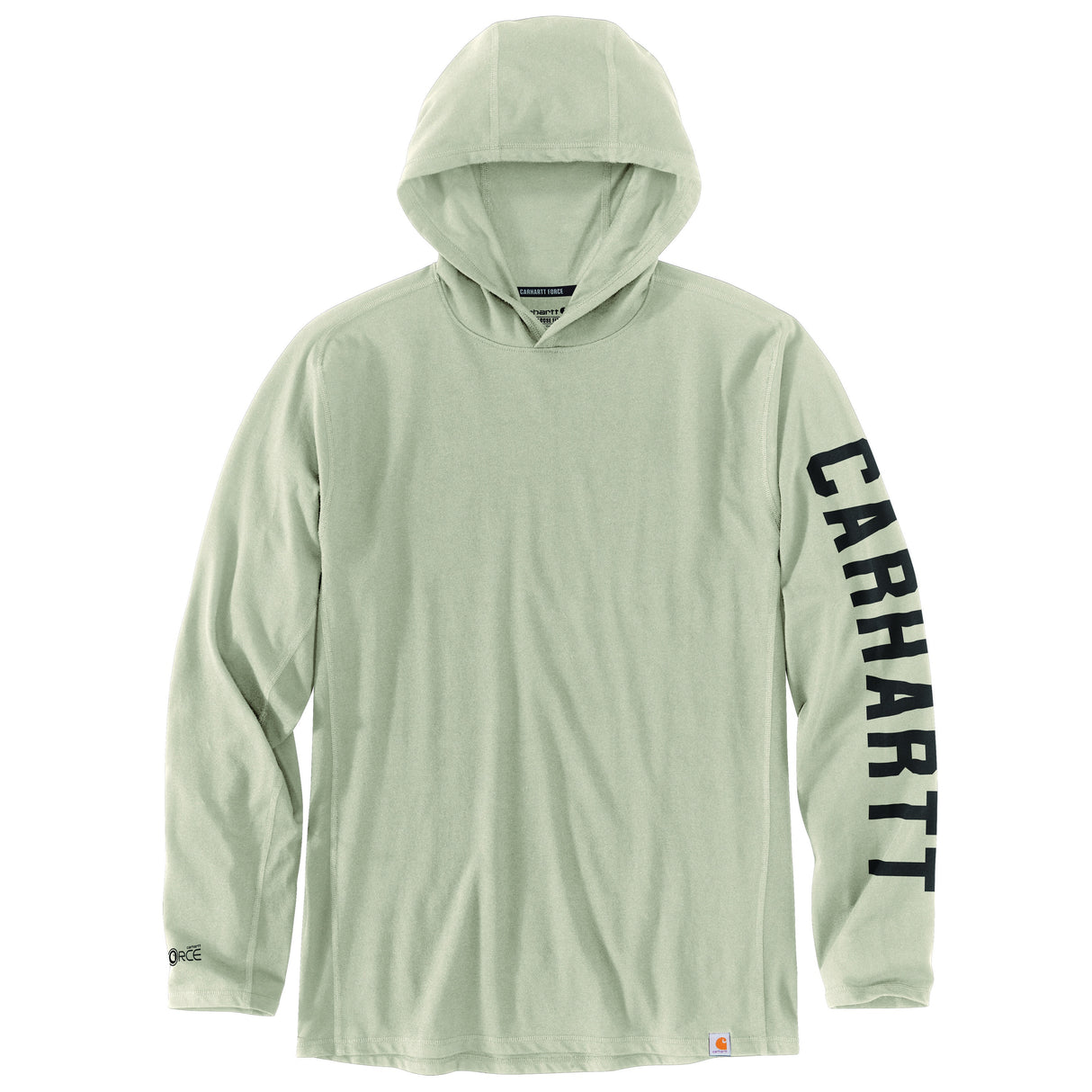 Carhartt Force® Relaxed Fit Long-Sleeve Logo Graphic Hooded T-Shirt