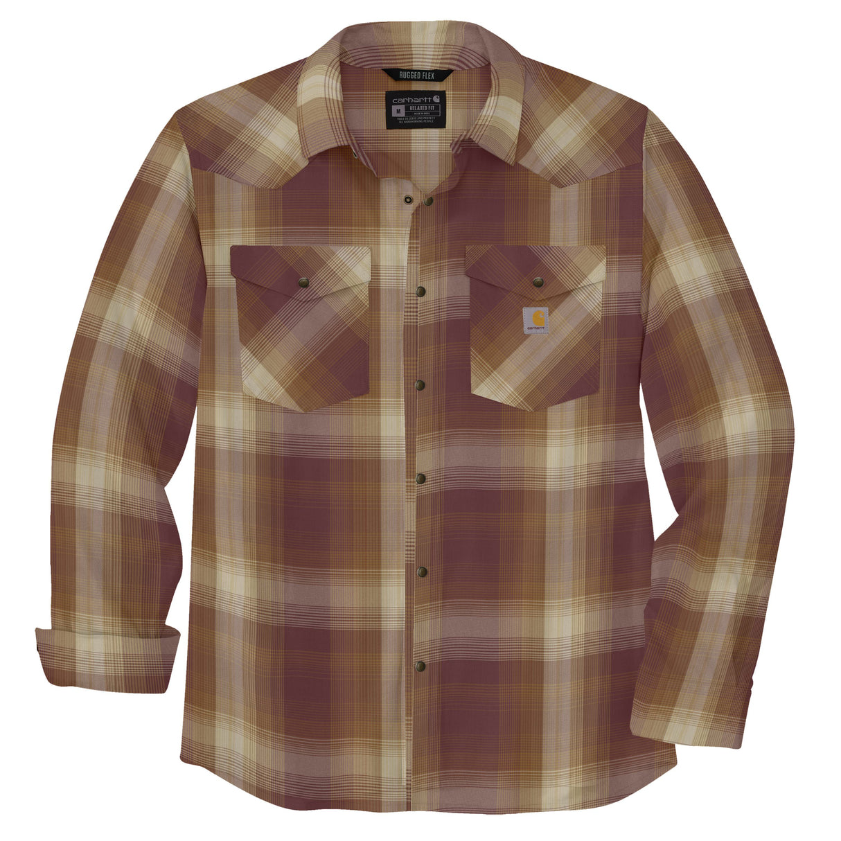 MONTANA RELAXED FIT LONG SLEEVE SNAP PLAID