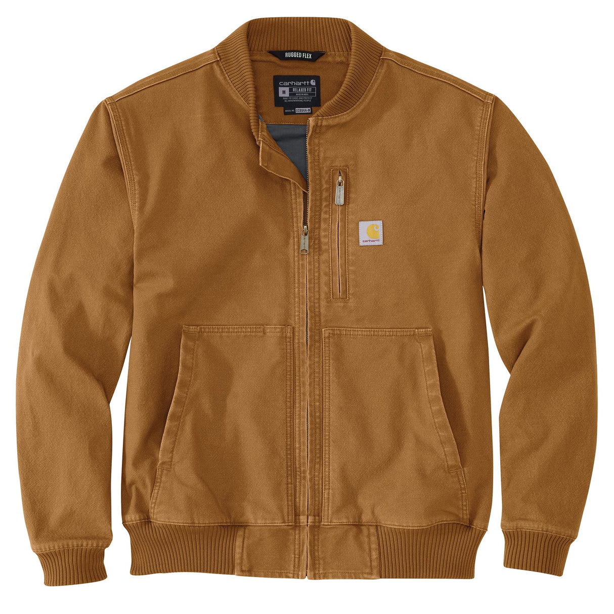 Rugged Flex Duck Relaxed Fit Bomber Jacket