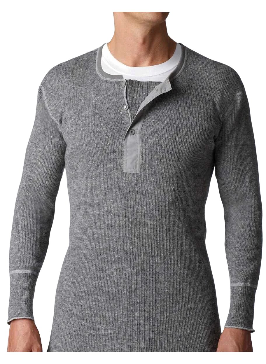 MEN'S HEAVY WEIGHT WOOL HENLEY
