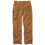 Washed Duck Loose Straight Double-Front Dungaree