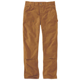 Washed Duck Loose Straight Double-Front Dungaree