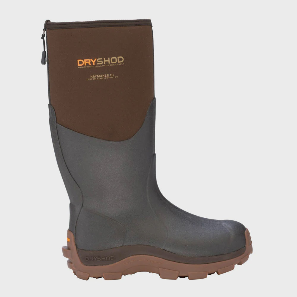 Haymaker High Brown Soft Toe