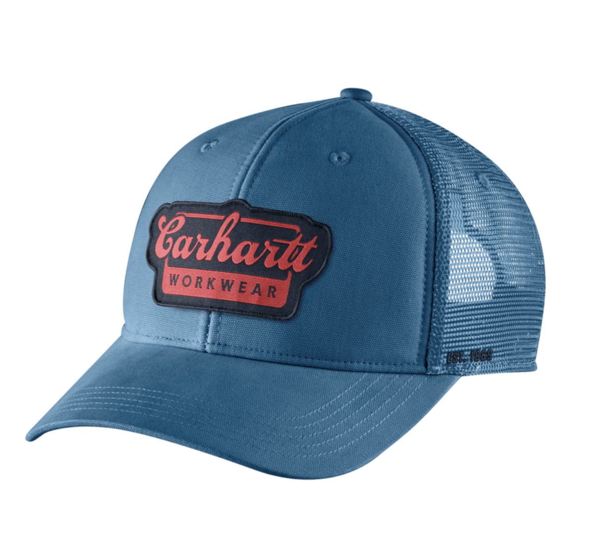 Rugged Flex® Twill Mesh-Back Script Patch Cap
