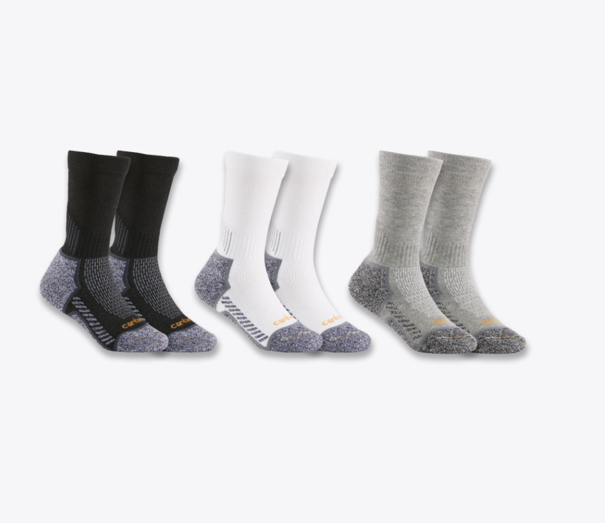 Junior's - Force Midweight Crew Sock 3 Pack