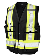 Poly Twill Surveyor Safety Vest