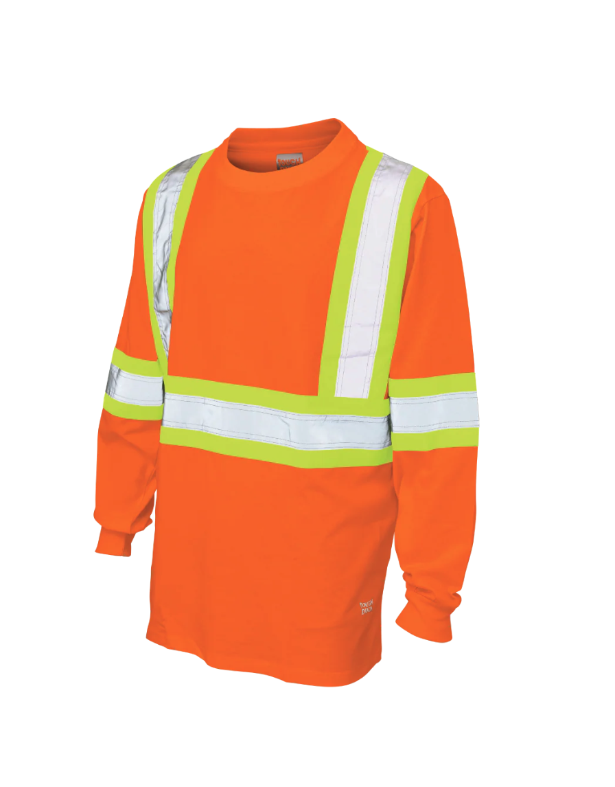 Long-Sleeve Cotton Safety Shirt