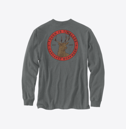 Irvine Deer Badge Long Sleeve T-shirt