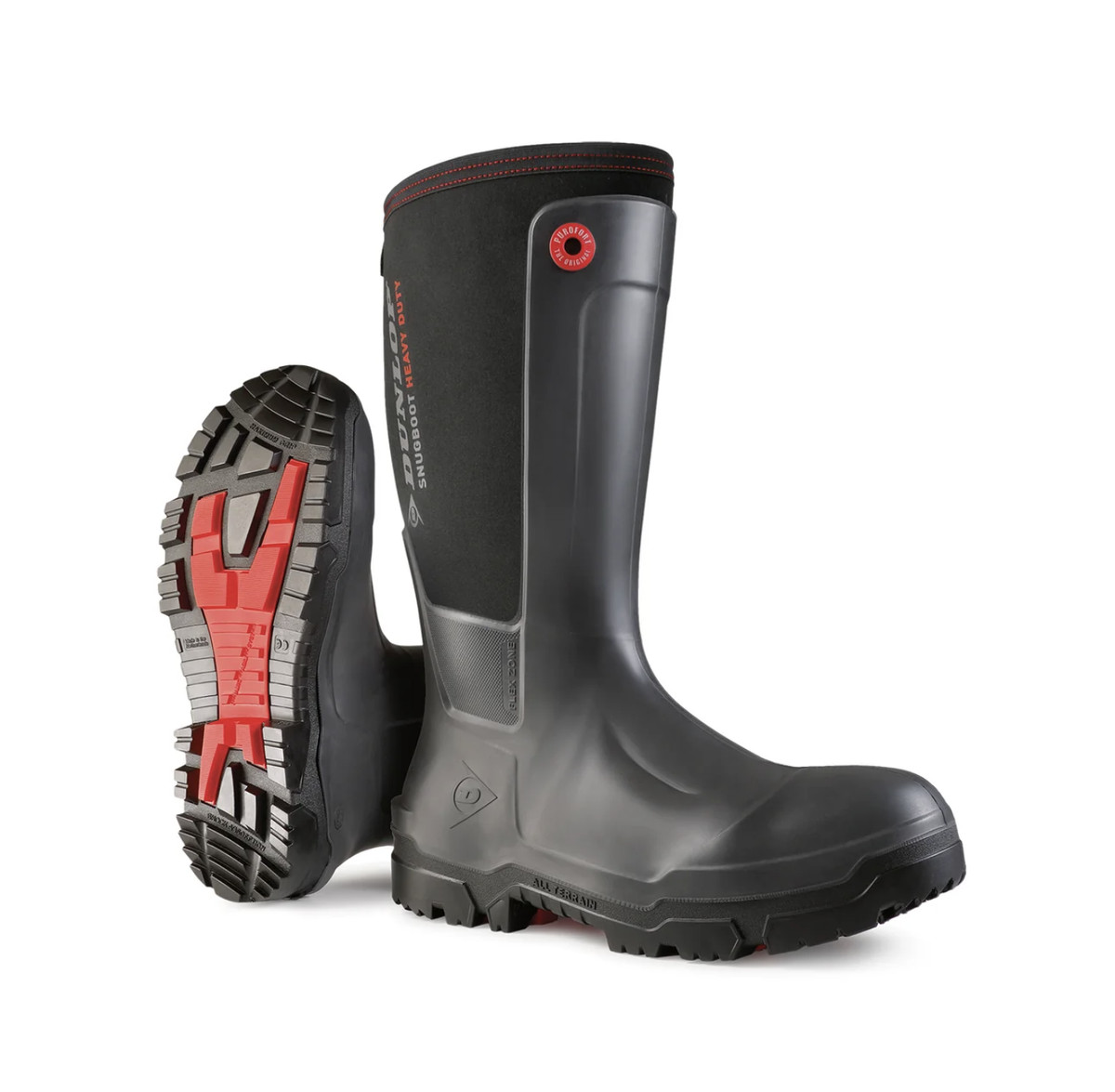 Snugboot Heavy Duty Full Safety, Charcoal | 16’’ Work Boots