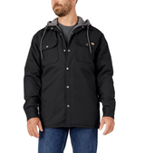 Fleece Hooded Duck Shirt Jacket