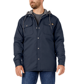 Fleece Hooded Duck Shirt Jacket