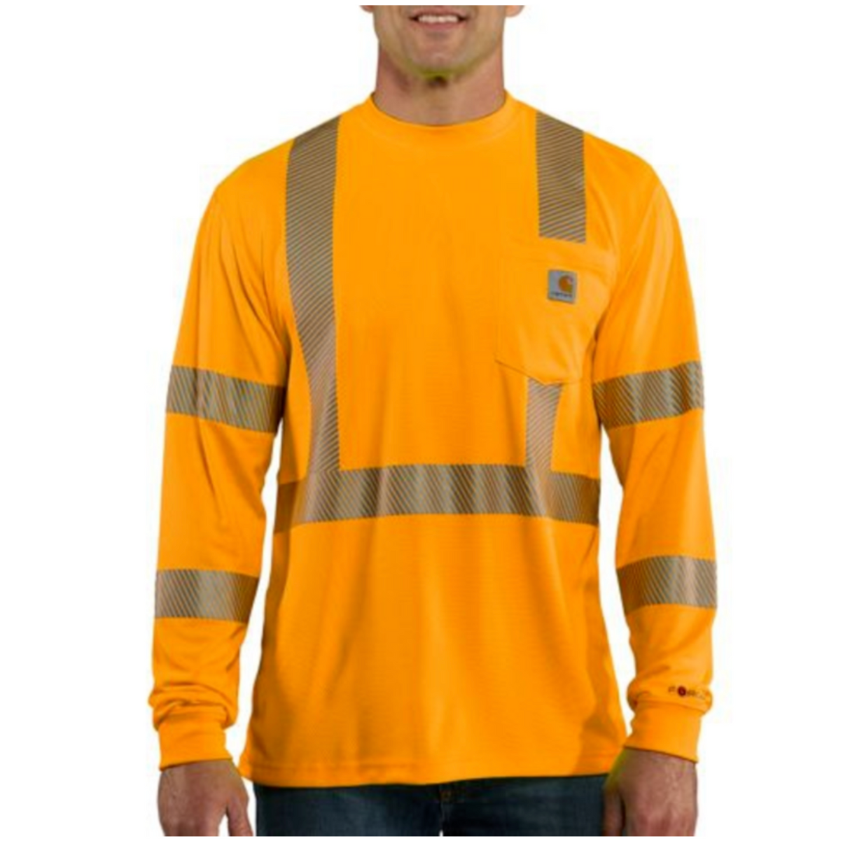 Force High Visibility Long-Sleeve Class 3 T-Shirt