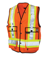 Poly Twill Surveyor Safety Vest