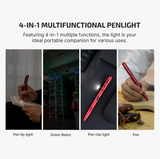 Olight O'Pen 3 Multifunctional Pen Light with 120 Lumens & Green Laser