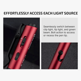 Olight O'Pen 3 Multifunctional Pen Light with 120 Lumens & Green Laser