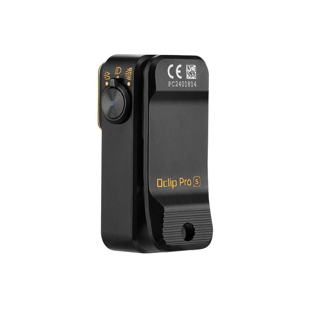 Oclip Pro S 5-in-1 EDC Clip Flashlight with UV & RGB