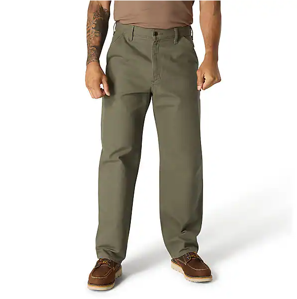 B11 Loose Fit Washed Duck work Dungaree