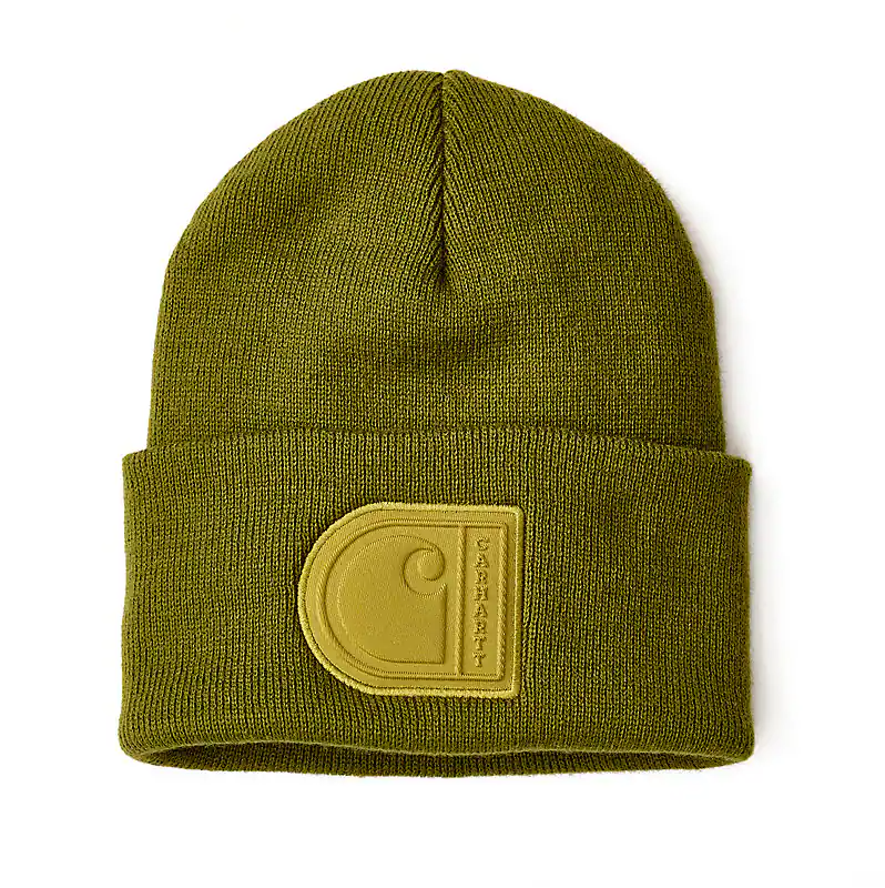 KNIT CUFFED CARHARTT PATCH BEANIE